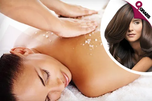 For QR120 Get a 60 minute Soft Scrub and Blow-Dry at Sensation Beauty Center & Spa! (QR460 Value)